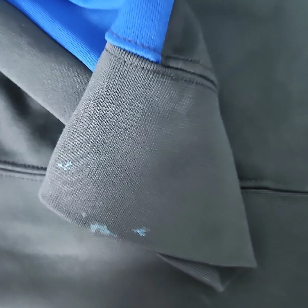 Nike Black and Blue Jacket with Varsity Style - Picture 3 of 5